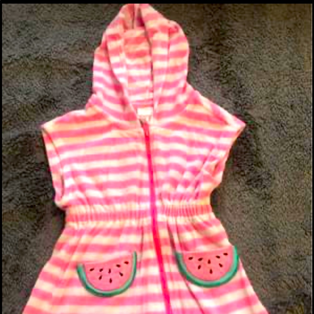 3T terrycloth coverup